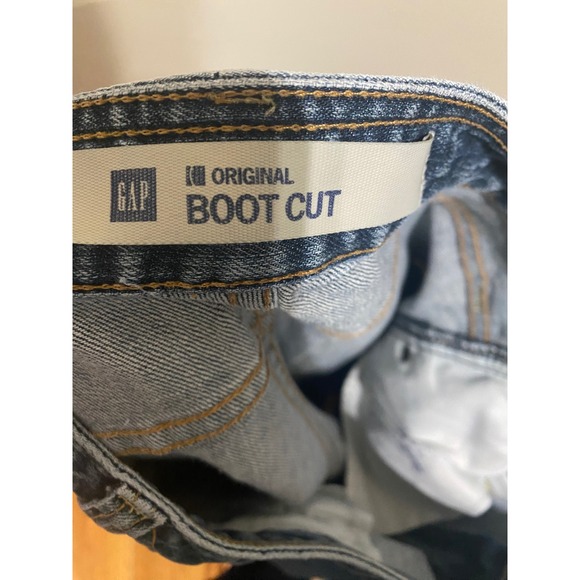 Gap Bootcut Jeans Women Medium Wash Denim Mid Rise Y2K Classic 28x27 Size 6 - Picture 2 of 8
